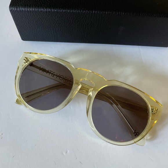 New Vint & York Flat Iron Sunglasses Acetate Frame Glasses 52-21-135 - Picture 2 of 7